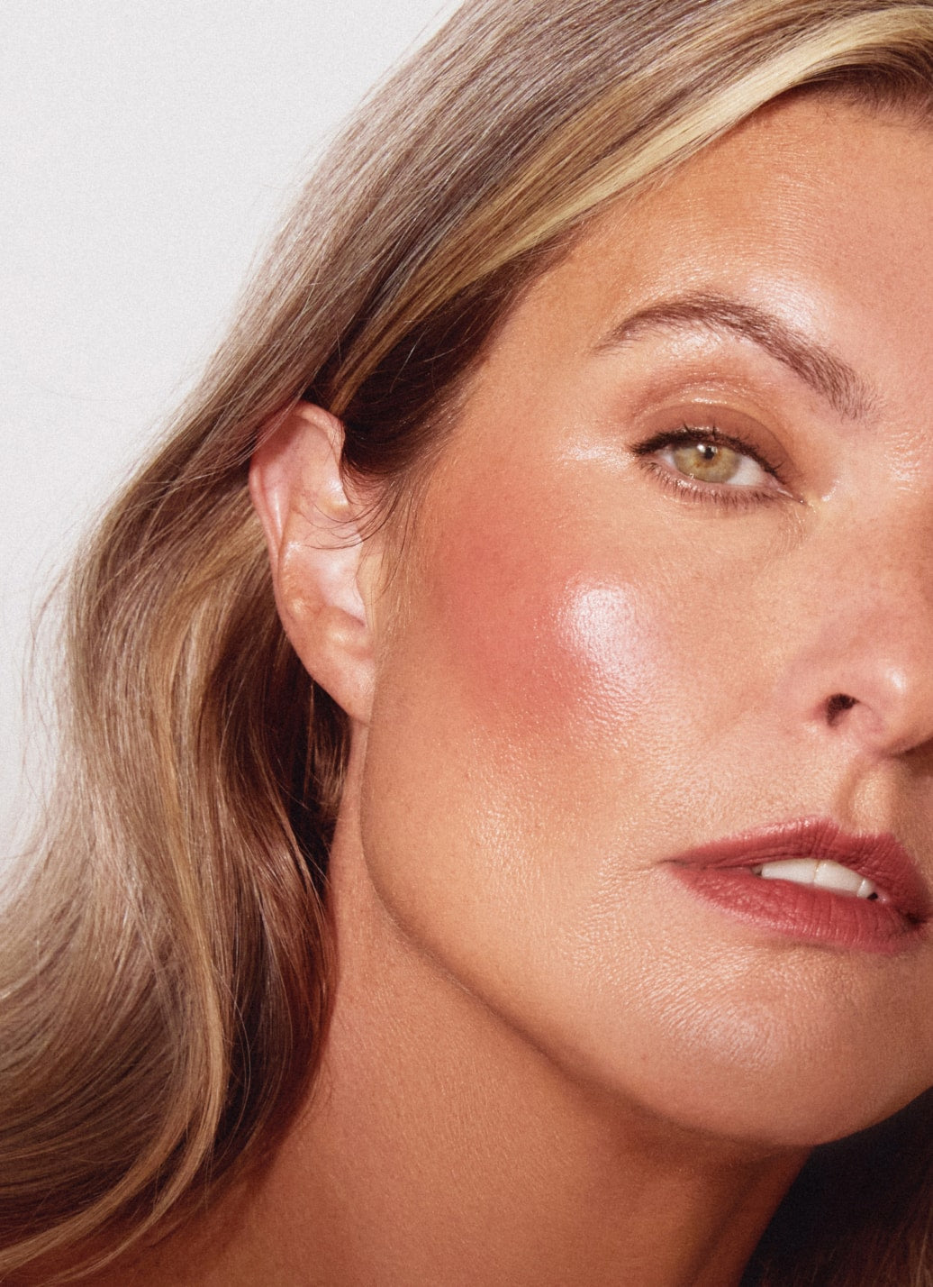 Image of model wearing Aleph Beauty Radiance Balm